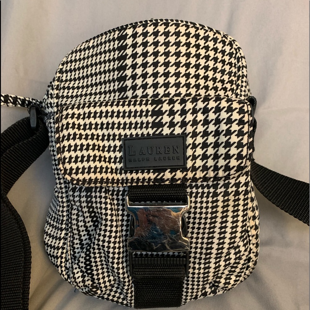 Ralph Lauren houndstooth crossbody bag